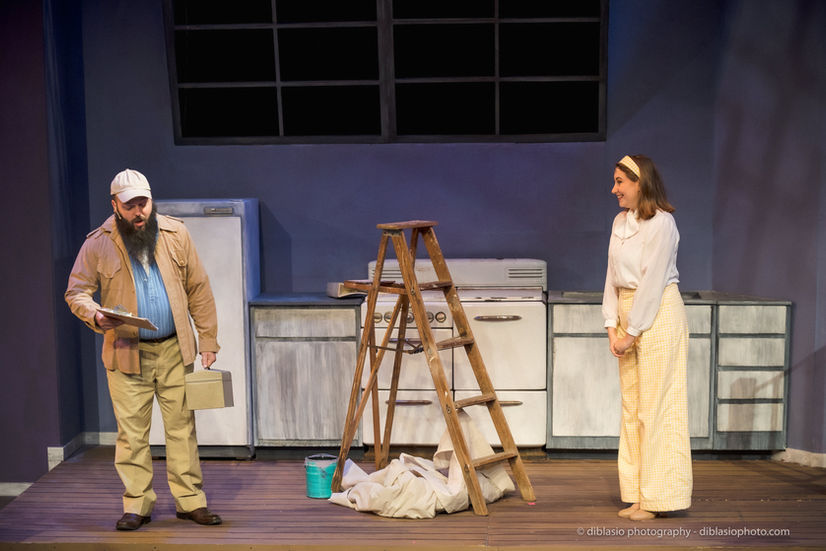 Corie and the telephone repair man