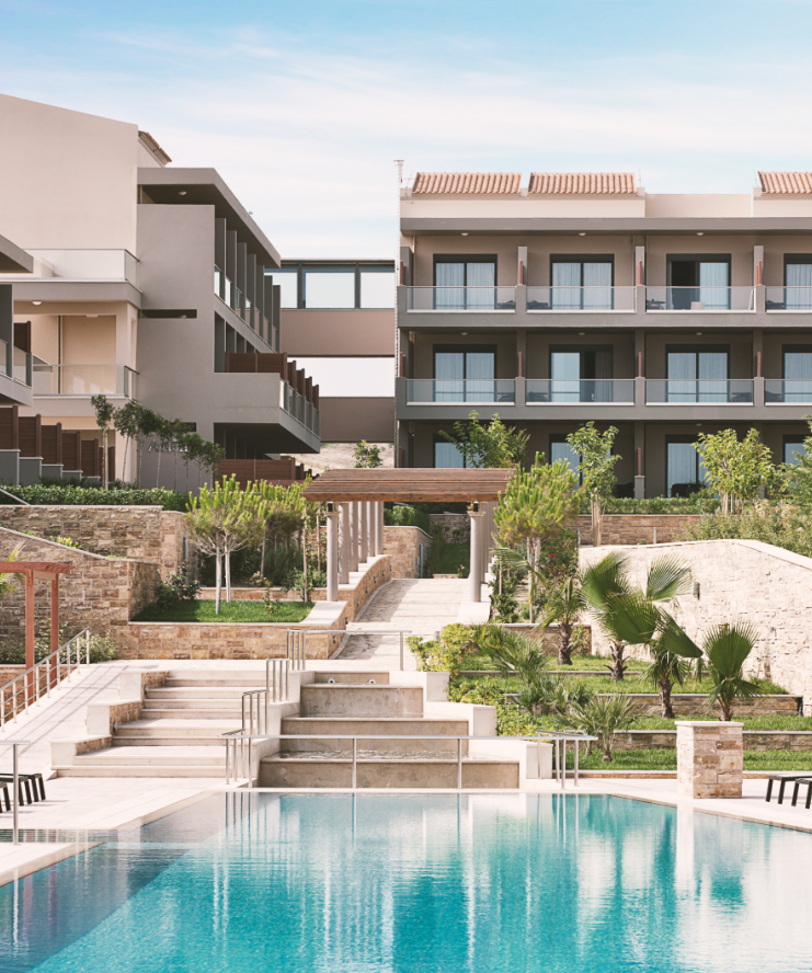 A Xi Beach hotel in Lixouri Kefalonia.