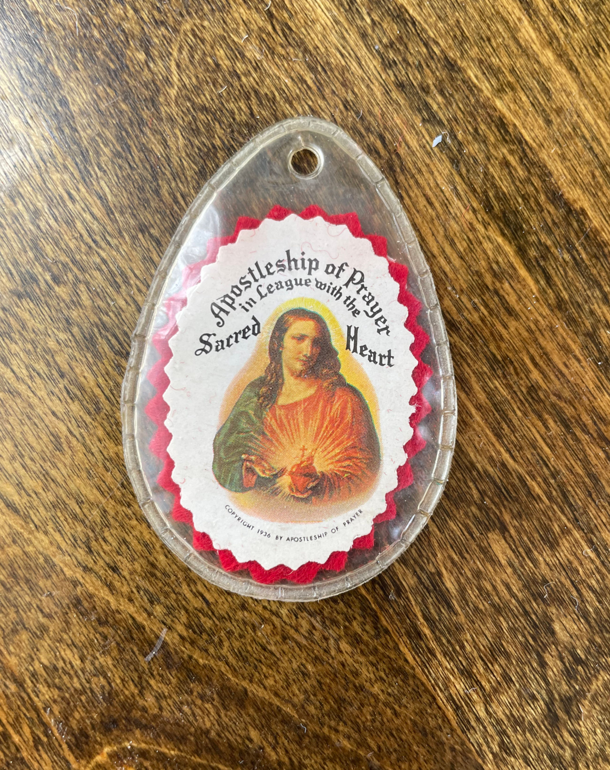 1936 Apostleship of Prayer Sacred Heart Badge