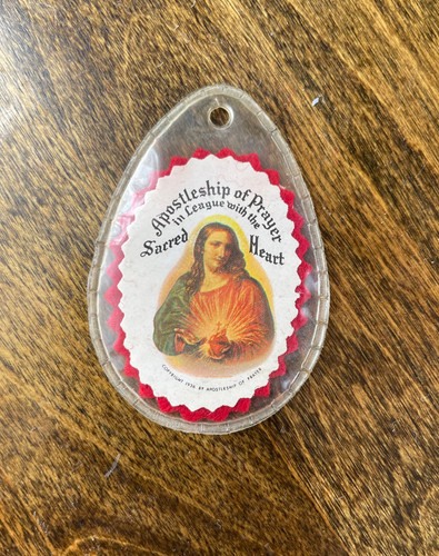 1936 Apostleship of Prayer Sacred Heart Badge | Via Providence