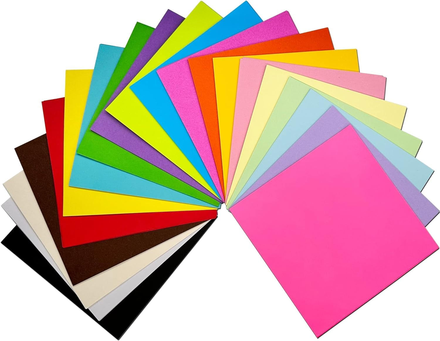 Eclet Neon Origami Paper - Pack of 100