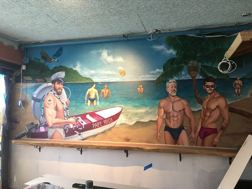 PAPI RICO Mural Painting