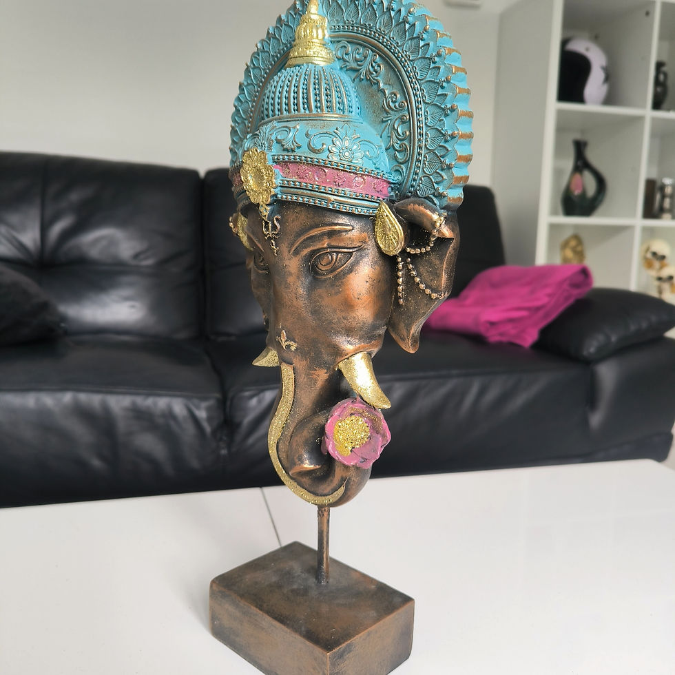 Miniature : Vue de profil de la statue Ganesh
