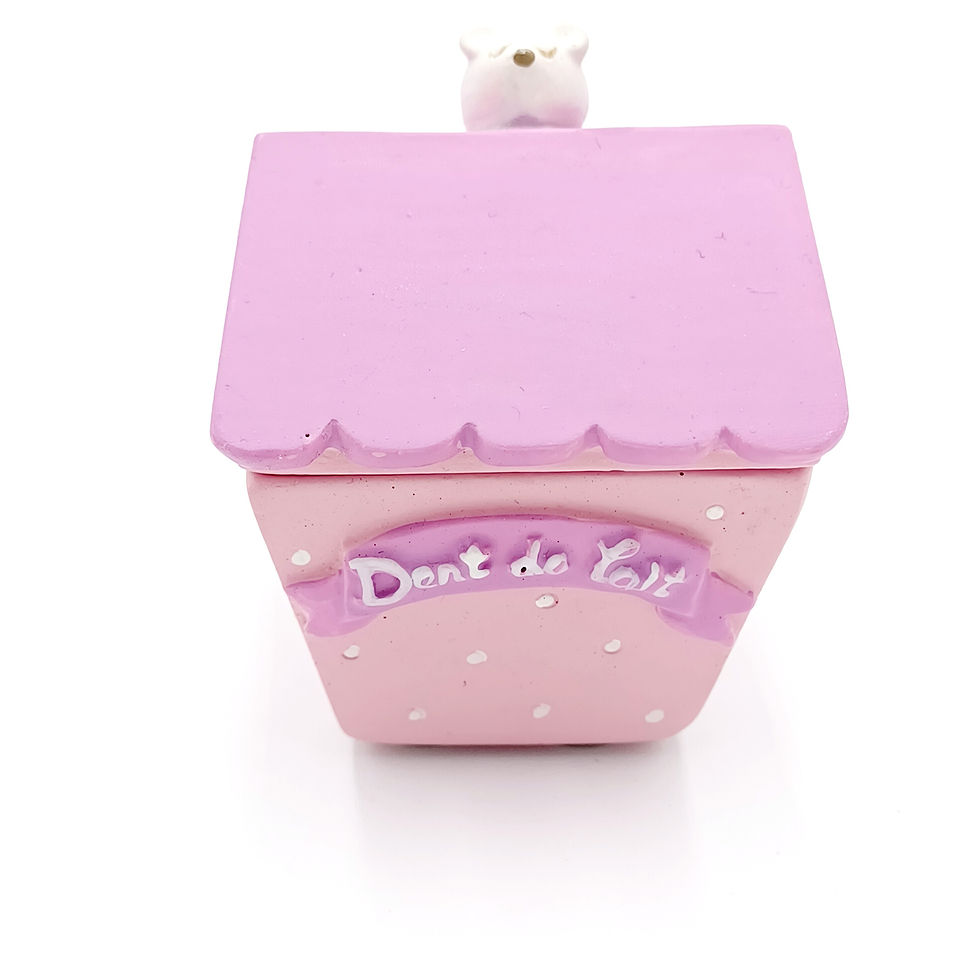 Miniature : Boîte à dent de lait, maison de la petite souris. 