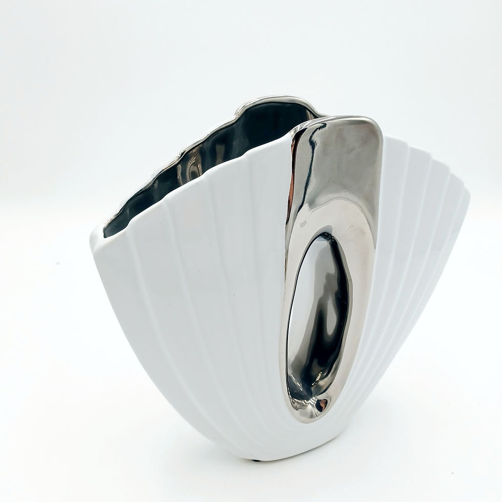 Miniature : Vase coquillage en céramique 