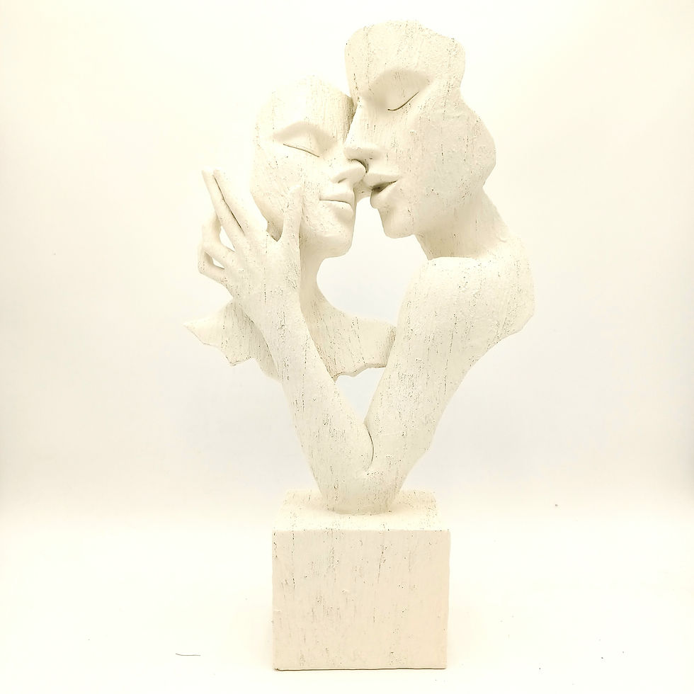 Miniature : Statue couple tendresse design (grand modèle).