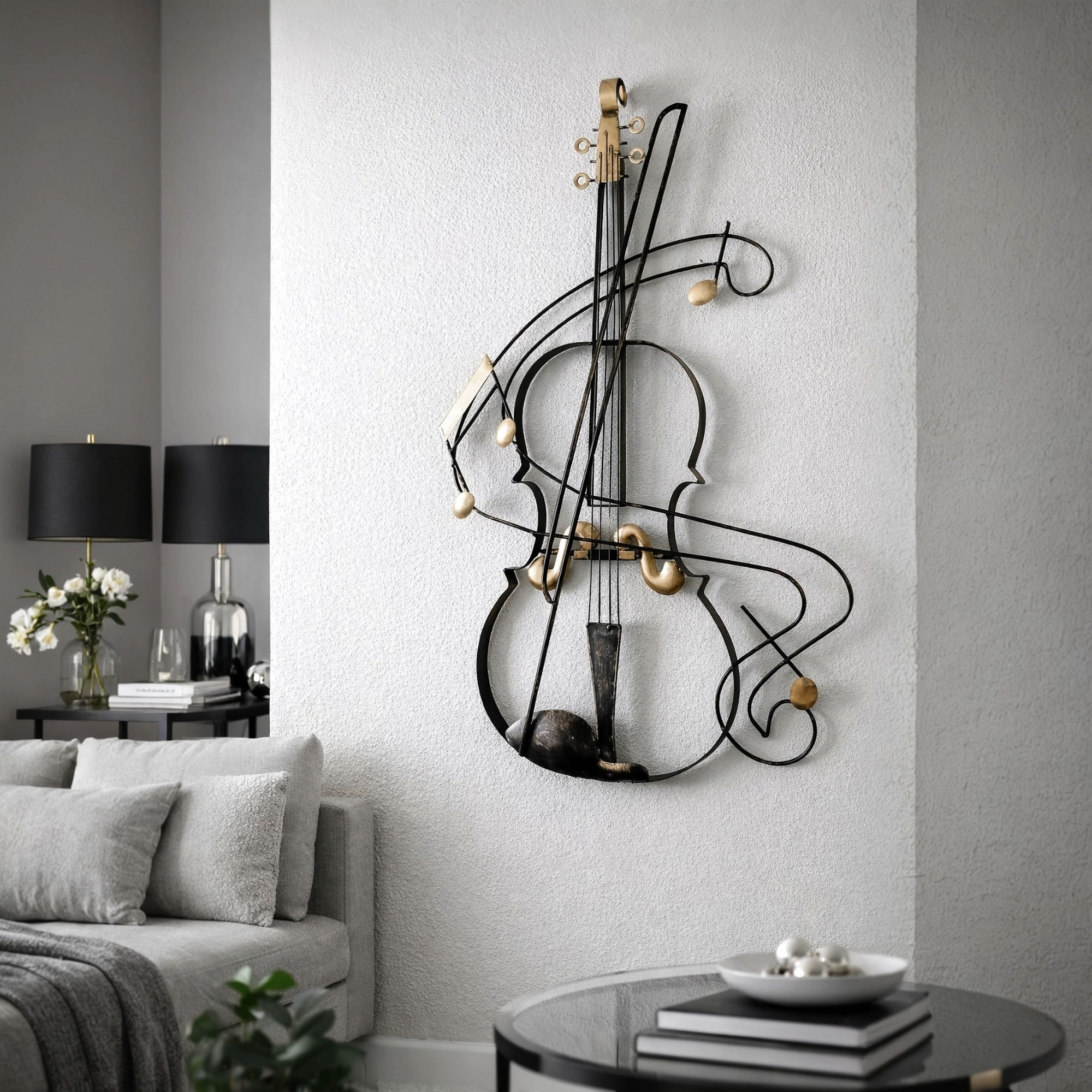  Guitare peint à la main, collection les beaux-arts. 