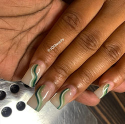 Full Set Acrylic + Swirls