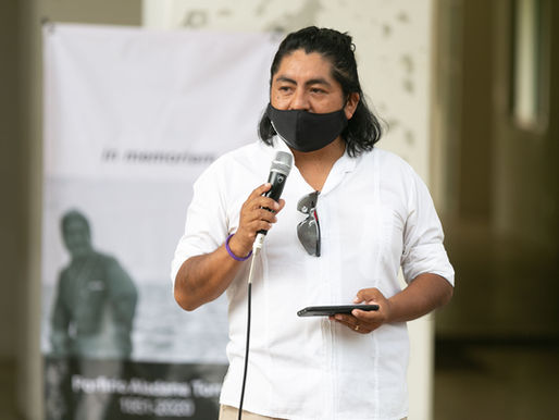 Reconocimiento póstumo a Porfirio Aldana Torres (1951-2020)