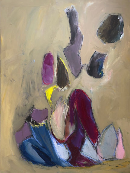 Modern Abstract Art by Amanda Valle. Back in the Island paintings.