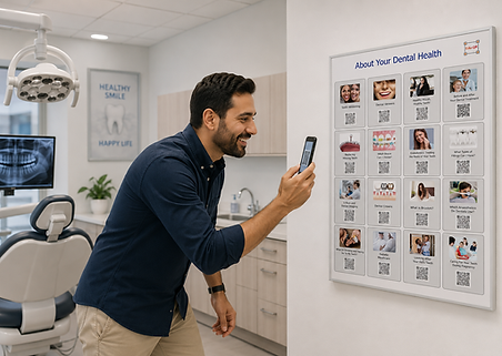 Man Scanning EQR Poster in Dentists trt room 13052026.png