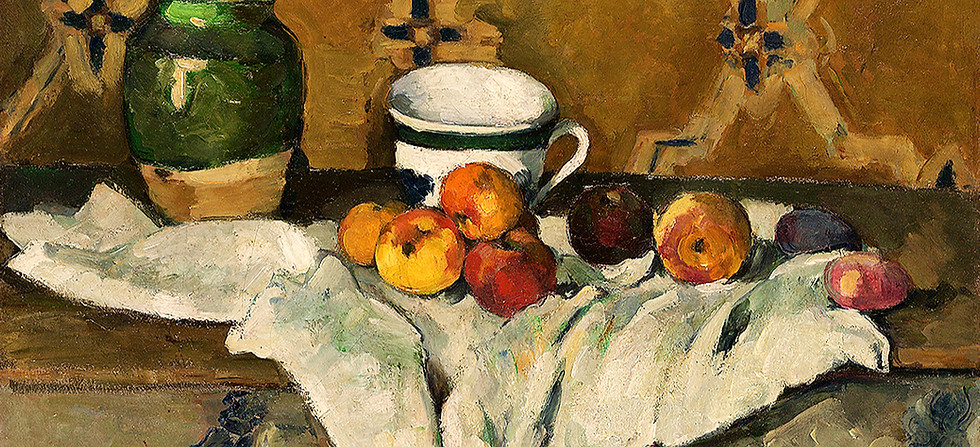 Paul Cézanne – Still Life with Jar, Cup and Apples