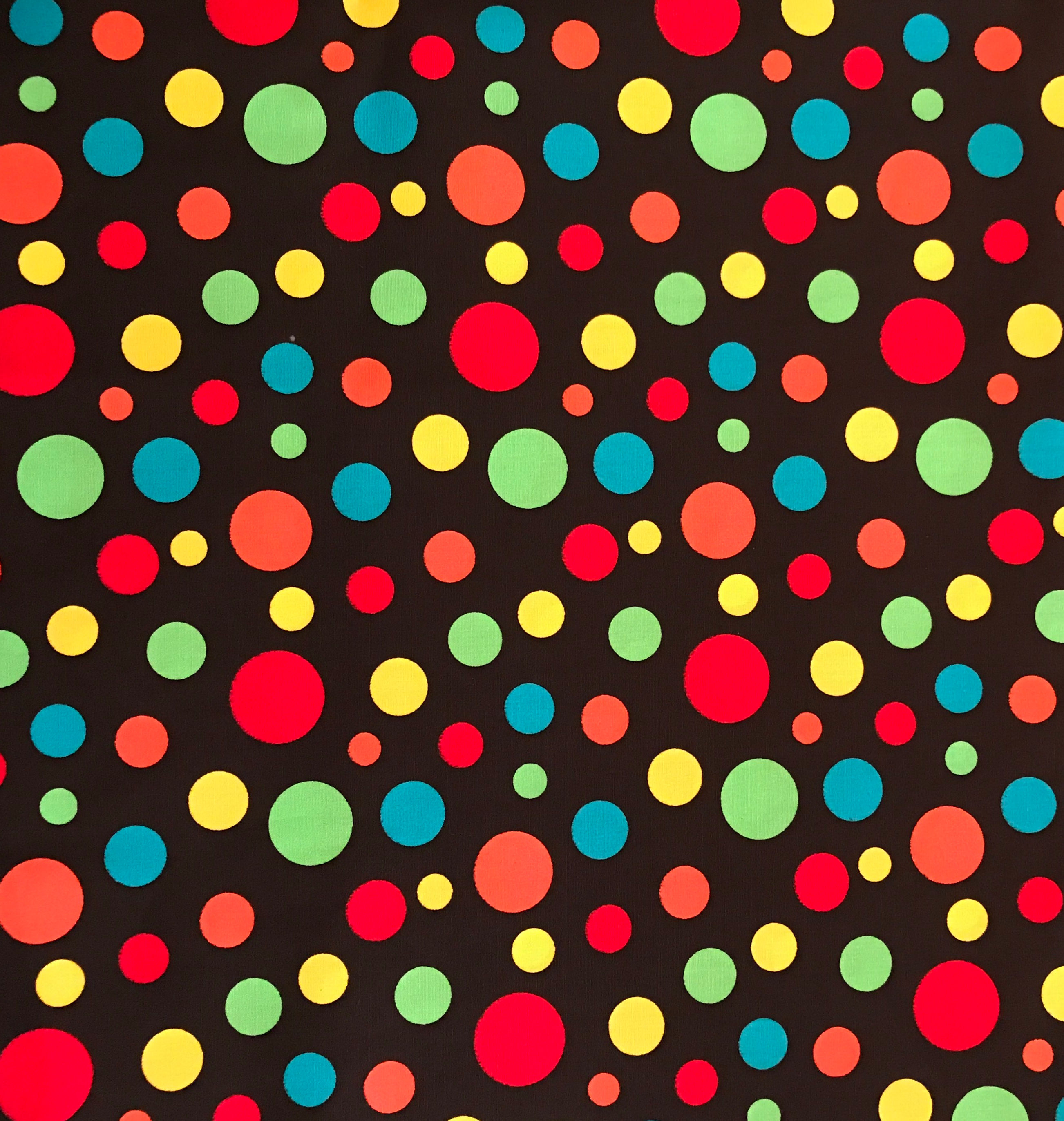Multi coloured Polka Dots