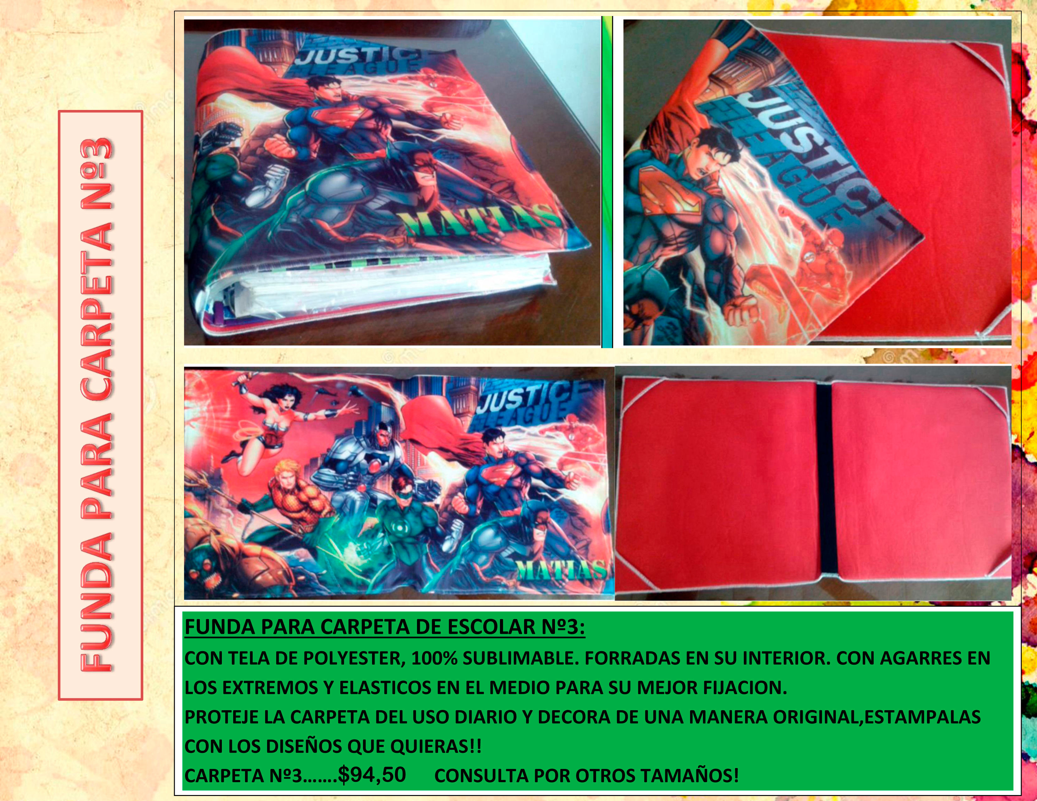 FUNDA DE CARPETA Nº3