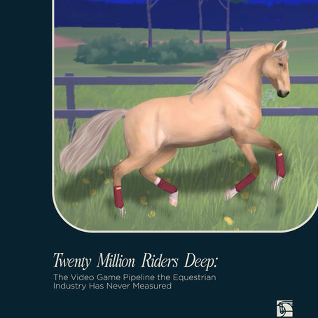 Twenty Million Riders Deep: The Video Game Pipeline the Equestrian Industry Has Never Measured