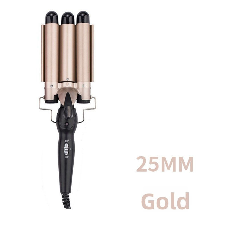 Three Barrel Hair Curler Ceramic Wave Styling Iron