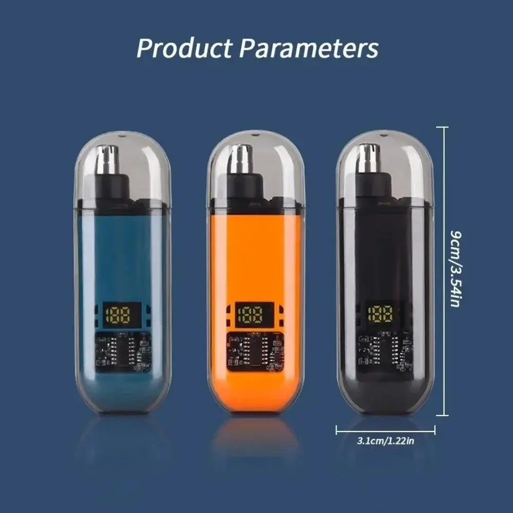 Portable Mini Electric Nose Hair Trimmer USB Rechargeable Nose Hair