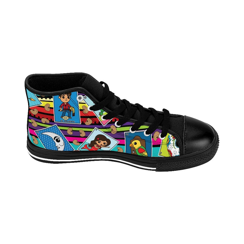 Thumbnail: Loteria Night Women's High-top Sneakers