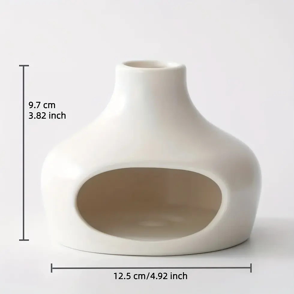 Miniatura: Queimador de cerâmica elegante Palo Santo e salvia com chaminé – Redro e Moderno