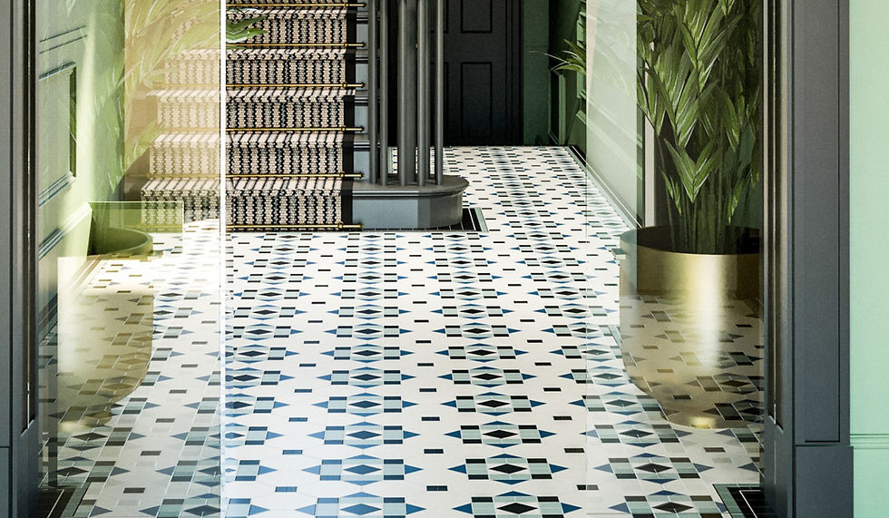Bespoke Victorian Period Floor - Designed by Millimetre Design, Dublin and Manufactured by