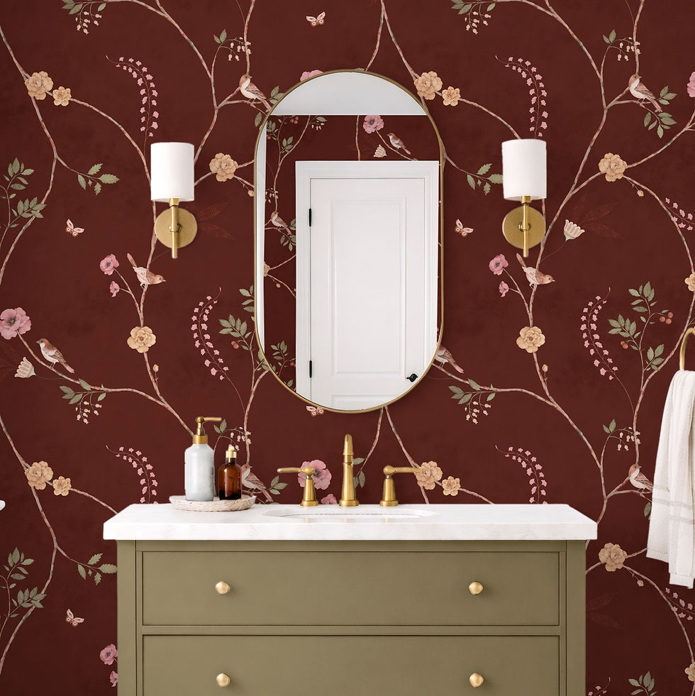 Papel de Parede Fiori Pimenta Rosa - PAPCAA600M