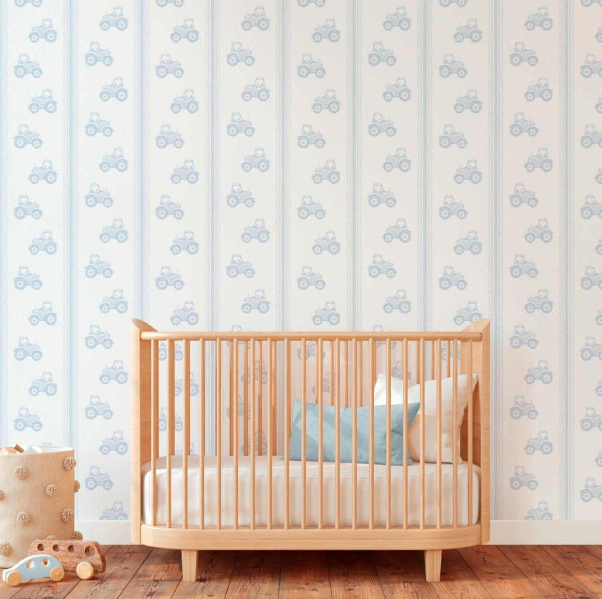 Papel de Parede Trator Fazendinha