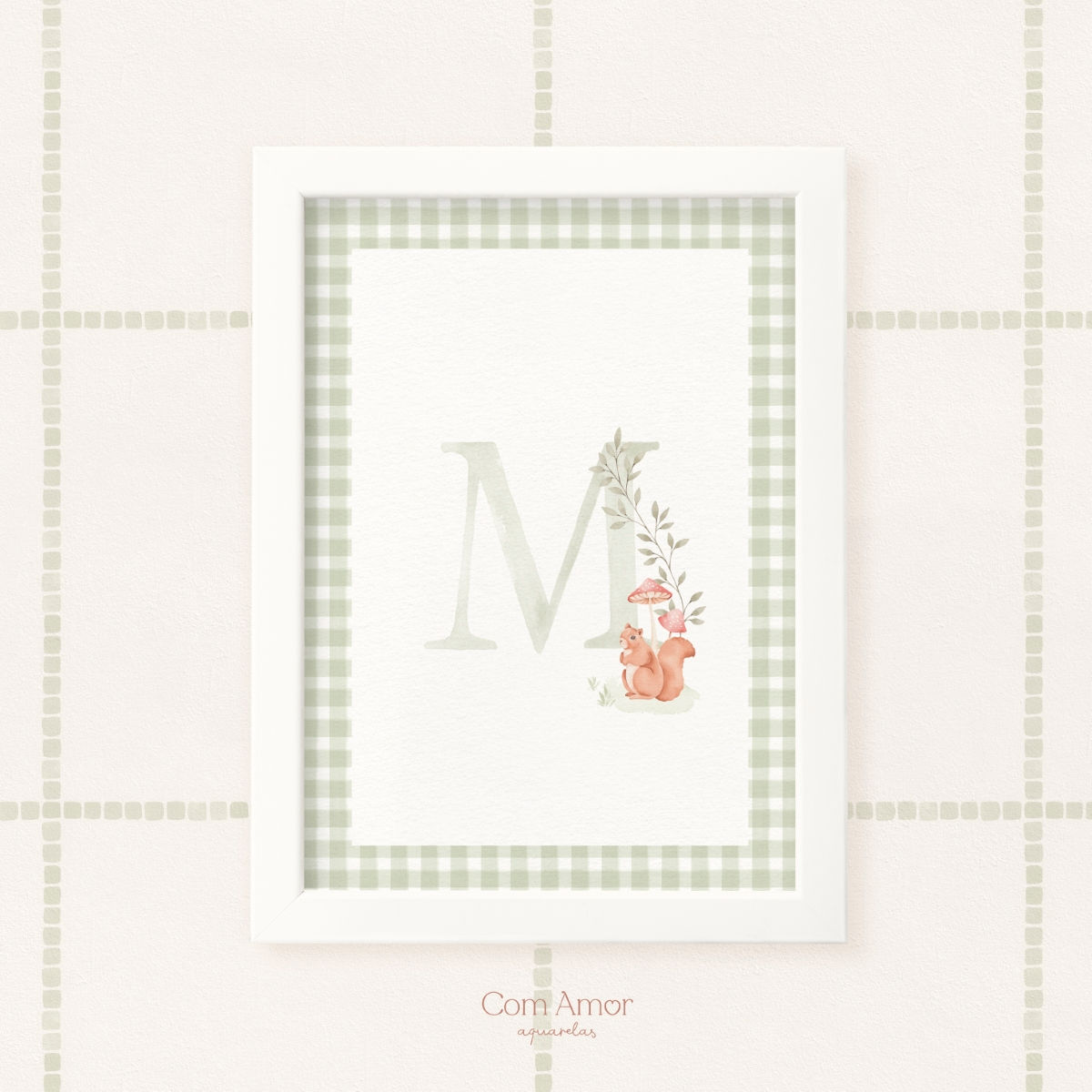 Cornice personalizzata con scoiattolo - QDCAA54