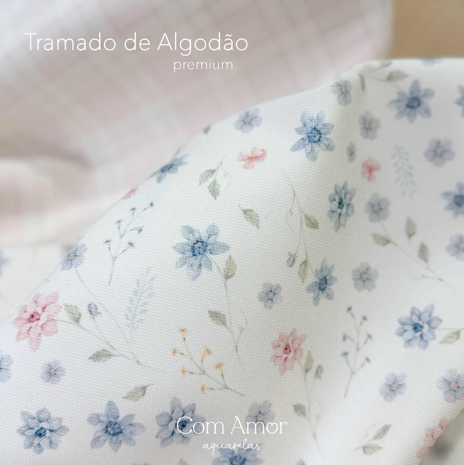 Tecido Tramado de Algodão a partir de 1 metro por estampa.