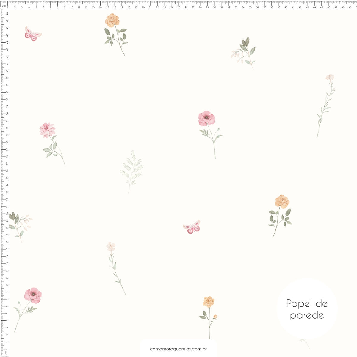Papel de Parede Flora - PAPCAA502