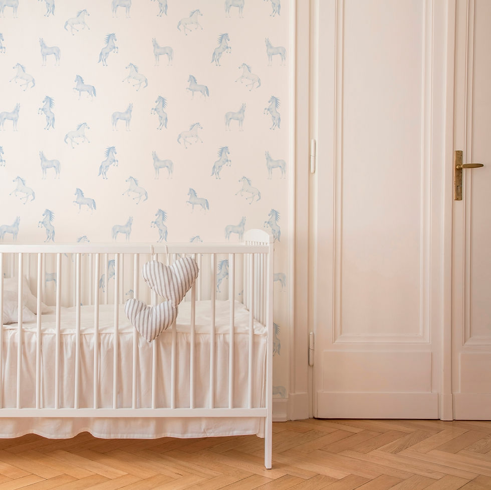 Papel de Parede Blue Horses - PAPCAA566