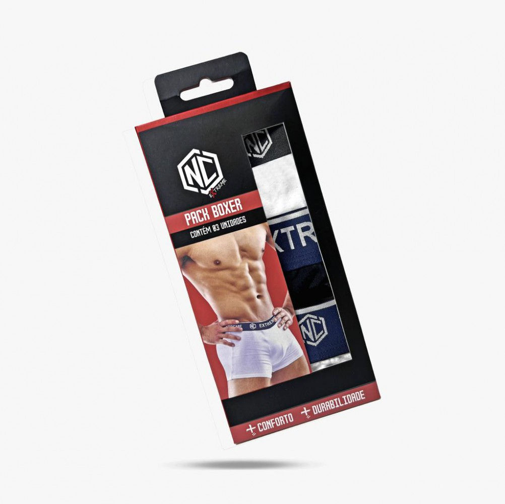 PACK CUECA BOXER - NC EXTREME