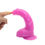 Thumbnail:  9.25" Thick Pink Realistic Dildo. Strap on compatible