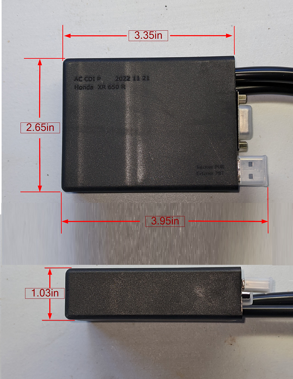 XR650R CDI, Programmable with Dimensions