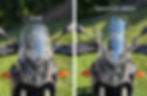 Tenere 700 Tall Windscreen Compared to OEM