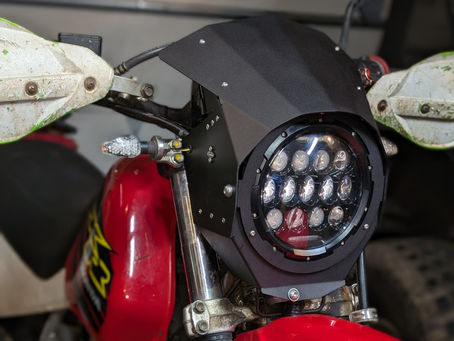 XR650L LED Headlight, Cowl, and Windscreen Assembly Installation Instructions
