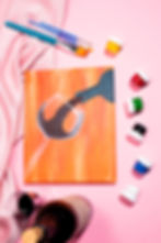 wine themed painting kit