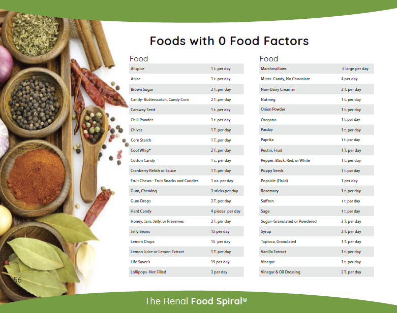 Thumbnail: Renal FOOD SPIRAL® Book (72 Pages)