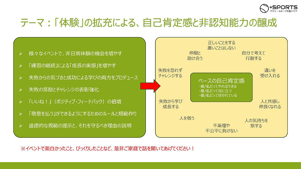 「体験」の拡充による自己肯定感と非認知能力の醸成