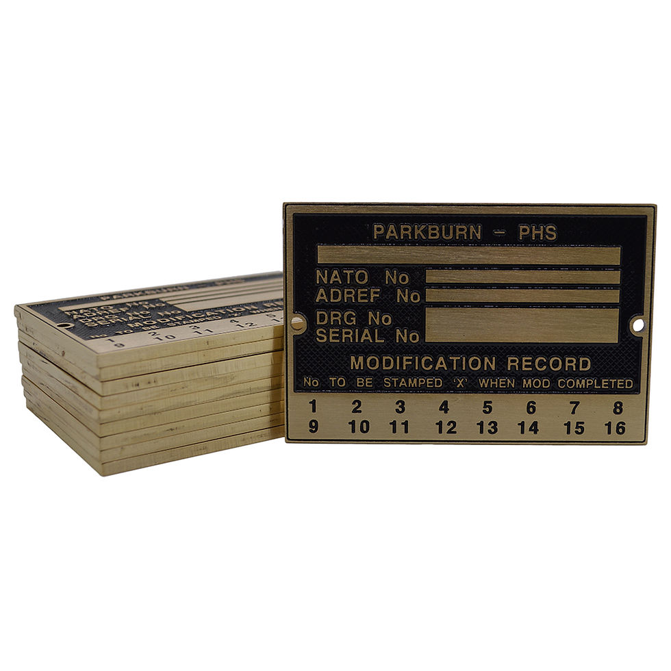 Thumbnail: Brass Engraved Nameplate