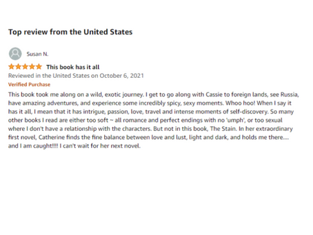 My first review on Amazon