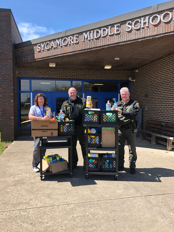 Excess School Supplies Aid Local First Responders During Pandemic