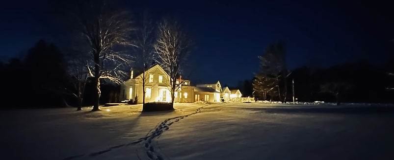 The Orchard House Inn at Night