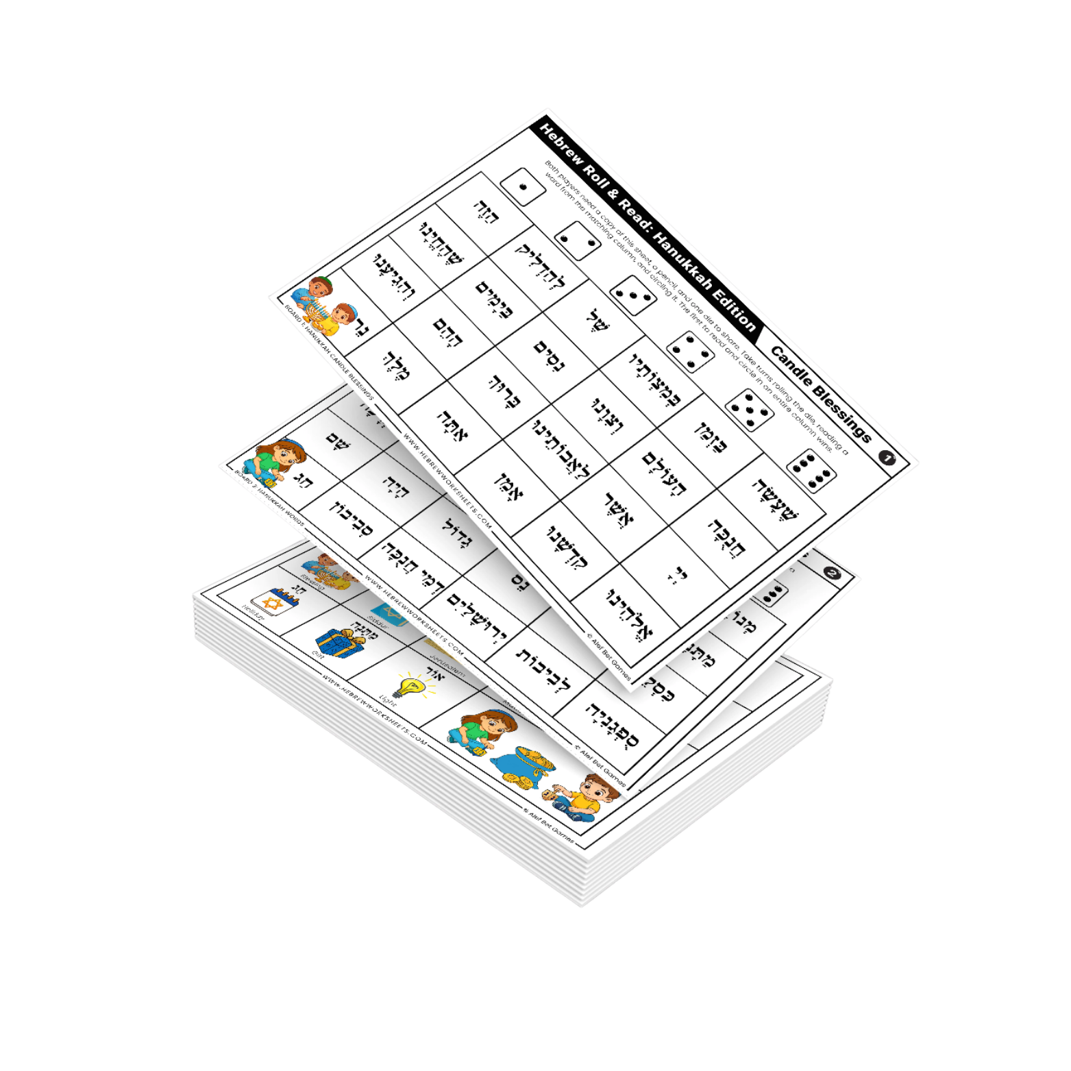 Jewish Holiday Roll & Read Bundle