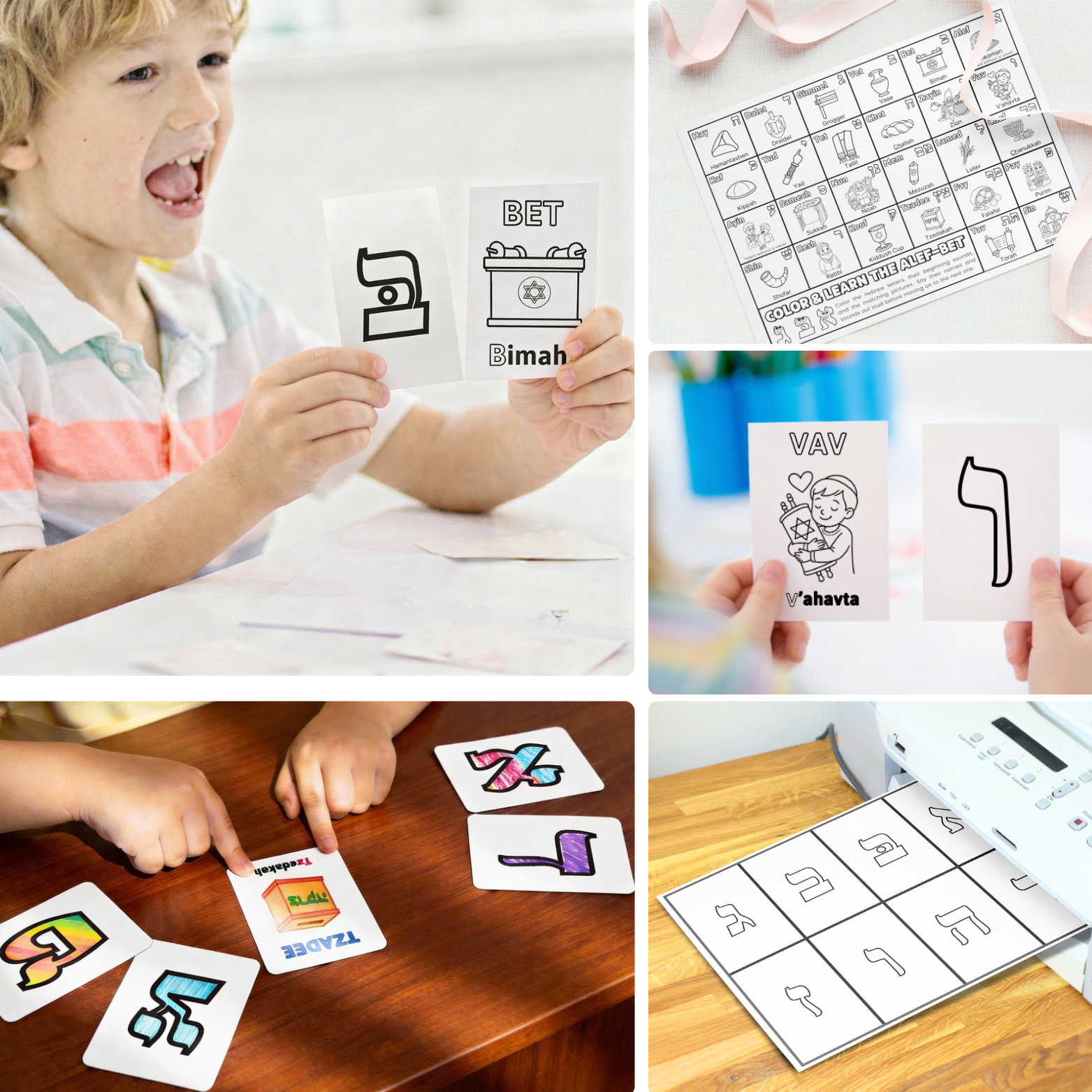 Color & Learn the Alef-Bet Bundle