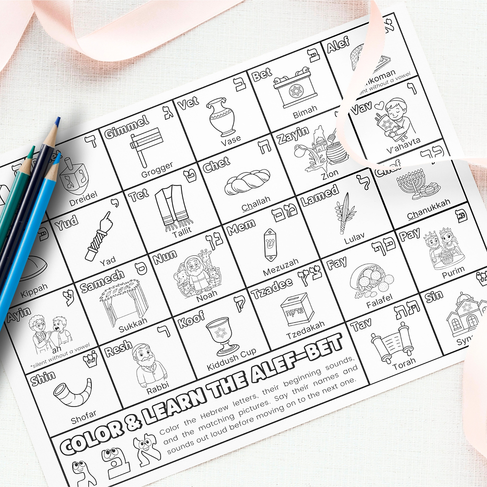 Thumbnail: Color & Learn the Alef-Bet Bundle