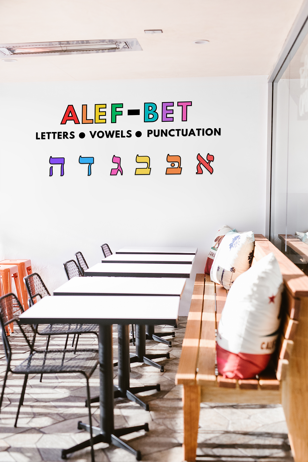 Thumbnail: Alef-Bet Bulletin Board Letters & Vowels