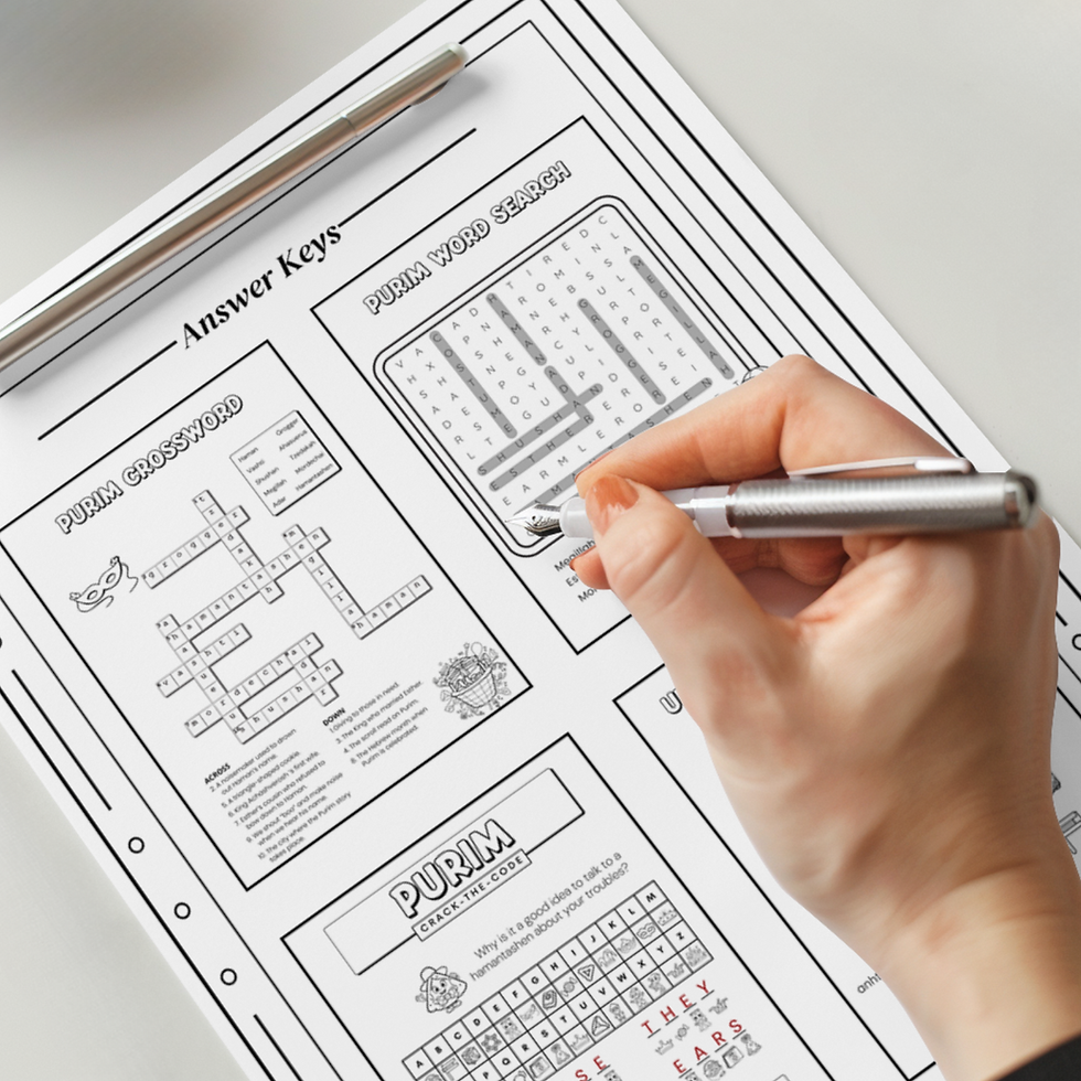 Thumbnail: Purim Activity Bundle