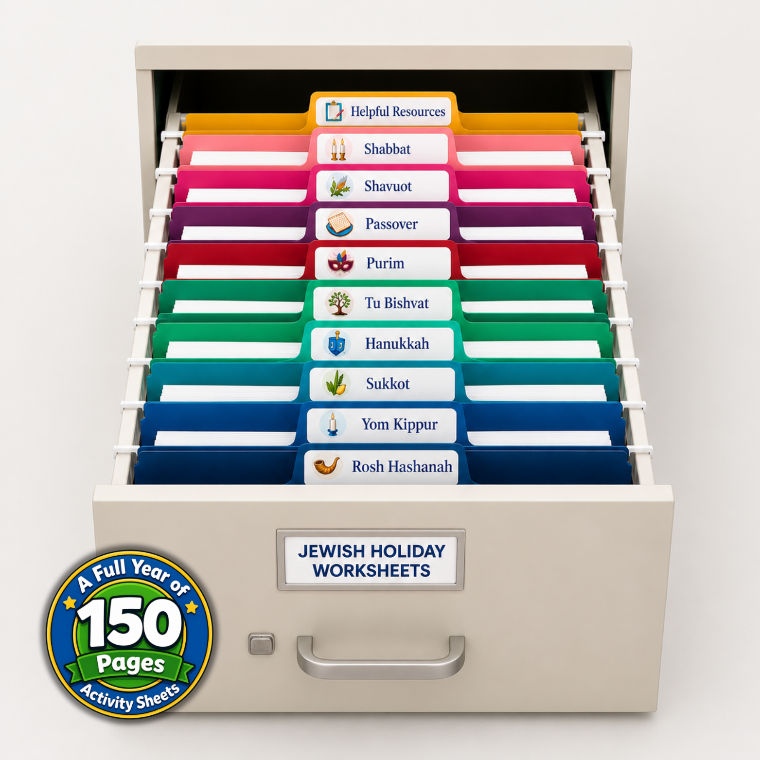 Year-Round Jewish Holiday Worksheets