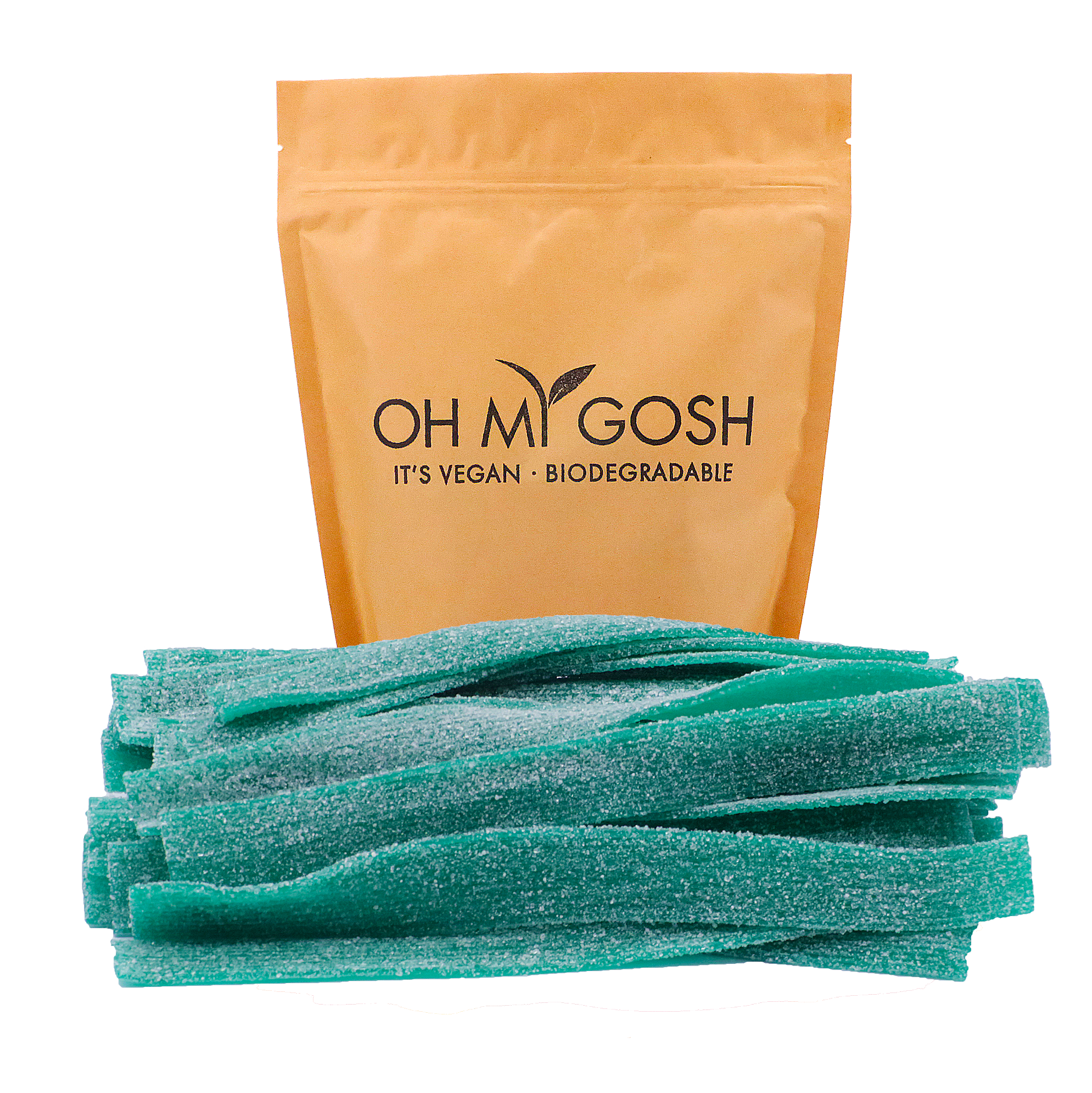 Vegan Fizzy Raspberry Belts Sweet Bag