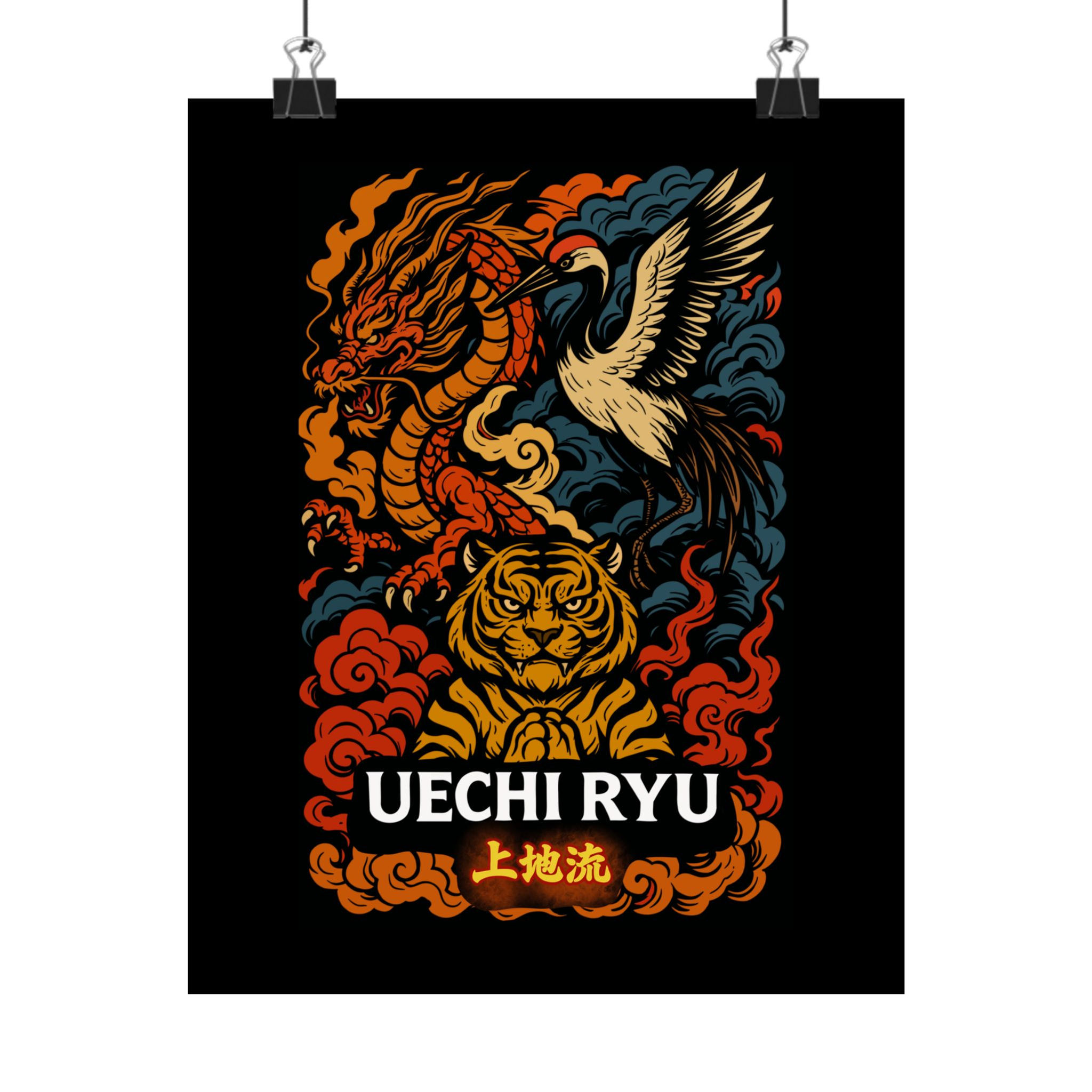 Uechi Ryu Animals Matte Vertical Posters